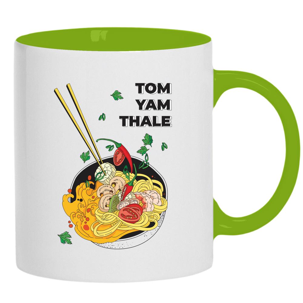 Tom Yam Thale kubek ucho kolor kolor zielony