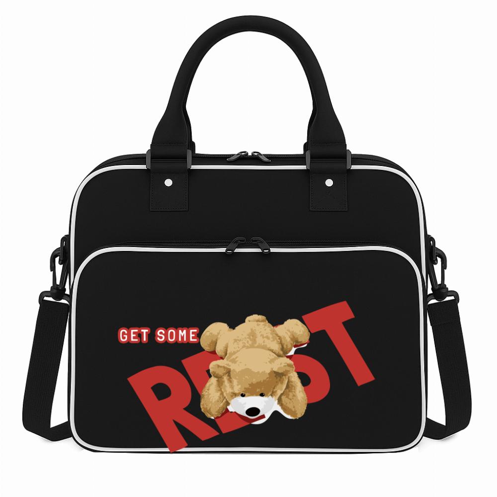 Torba Get some rest torba na siłownie czarna