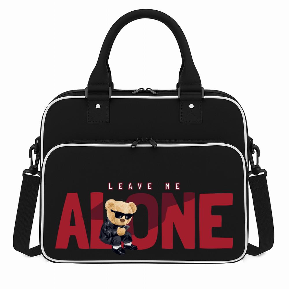 Torba Leave me alone torba na siłownie czarna