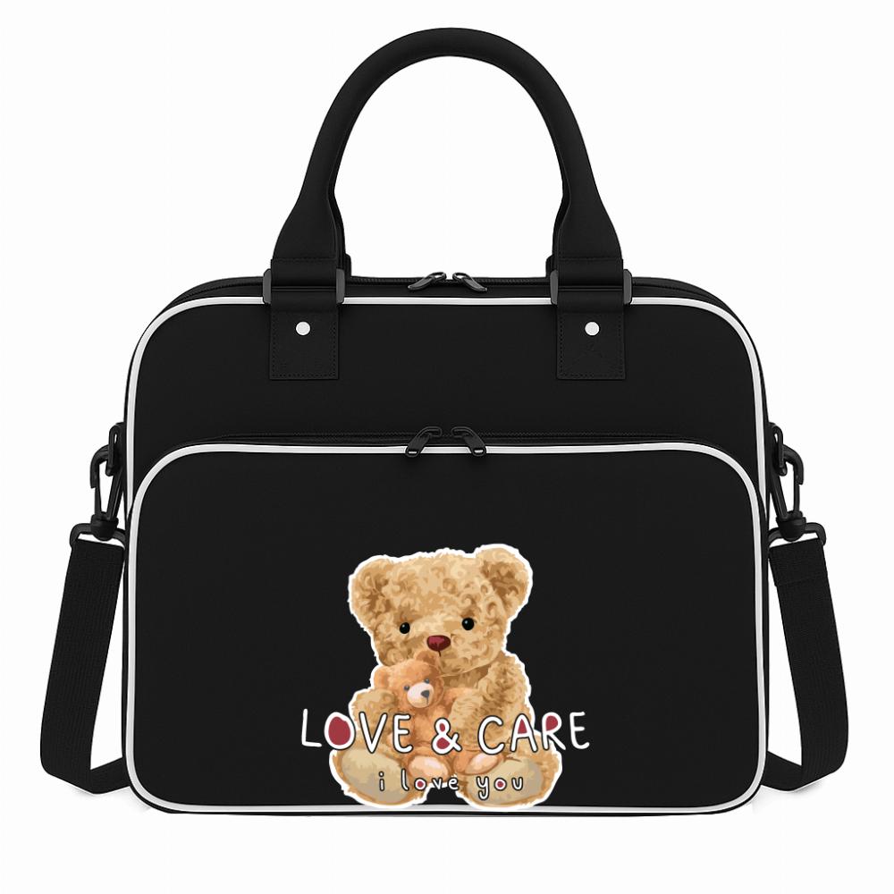 Torba Love and care torba na siłownie czarna