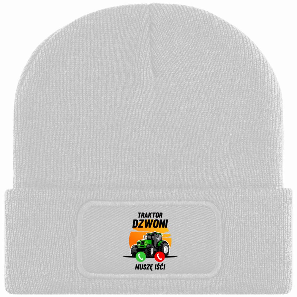 TRAKTOR DZWONI MUSZĘ IŚĆ! czapka zimowa