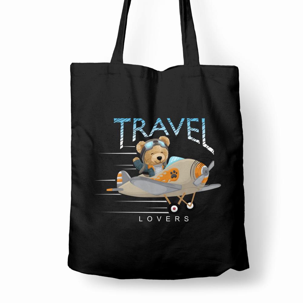 Travel Lovers torba bawełniana