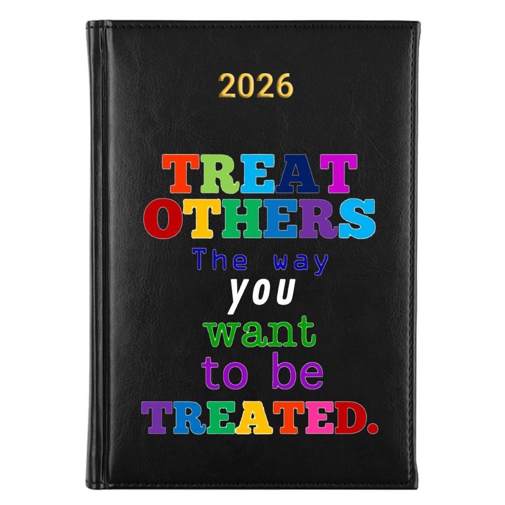 Treat others the way kalendarz książkowy a5 2026
