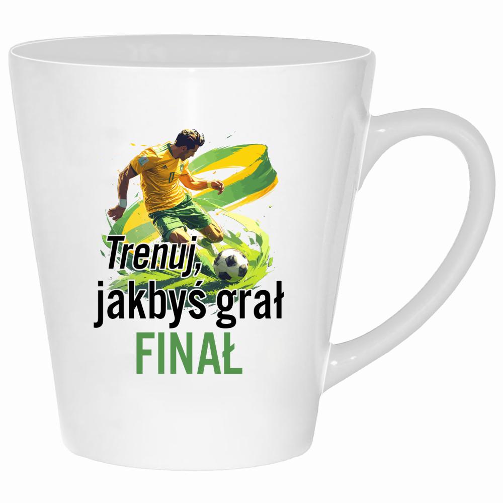 Trenuj, jakbyś grał finał kubek latte
