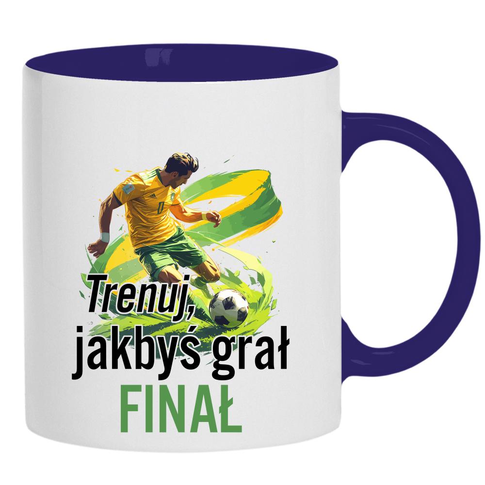 Trenuj, jakbyś grał finał kubek ucho kolor kolor navy