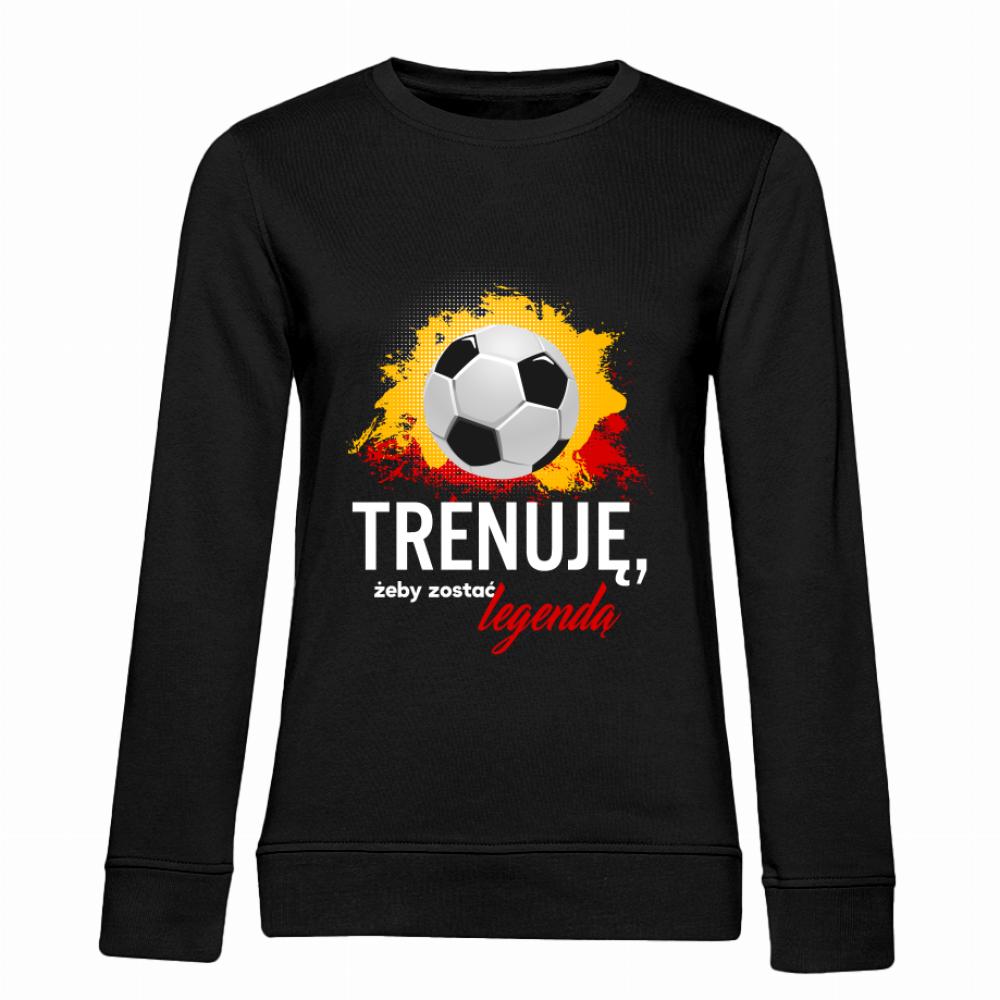 Trenuję, żeby zostać legendą bluza damska bez kaptura