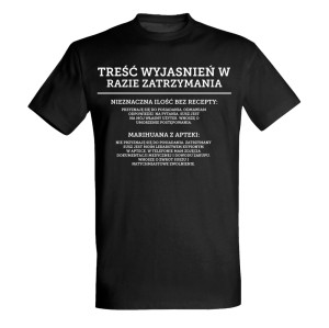 TREŚĆ WYJAŚNIEŃ W RAZIE ZATRZYMANIA