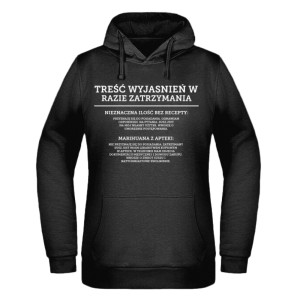 TREŚĆ WYJAŚNIEŃ W RAZIE ZATRZYMANIA