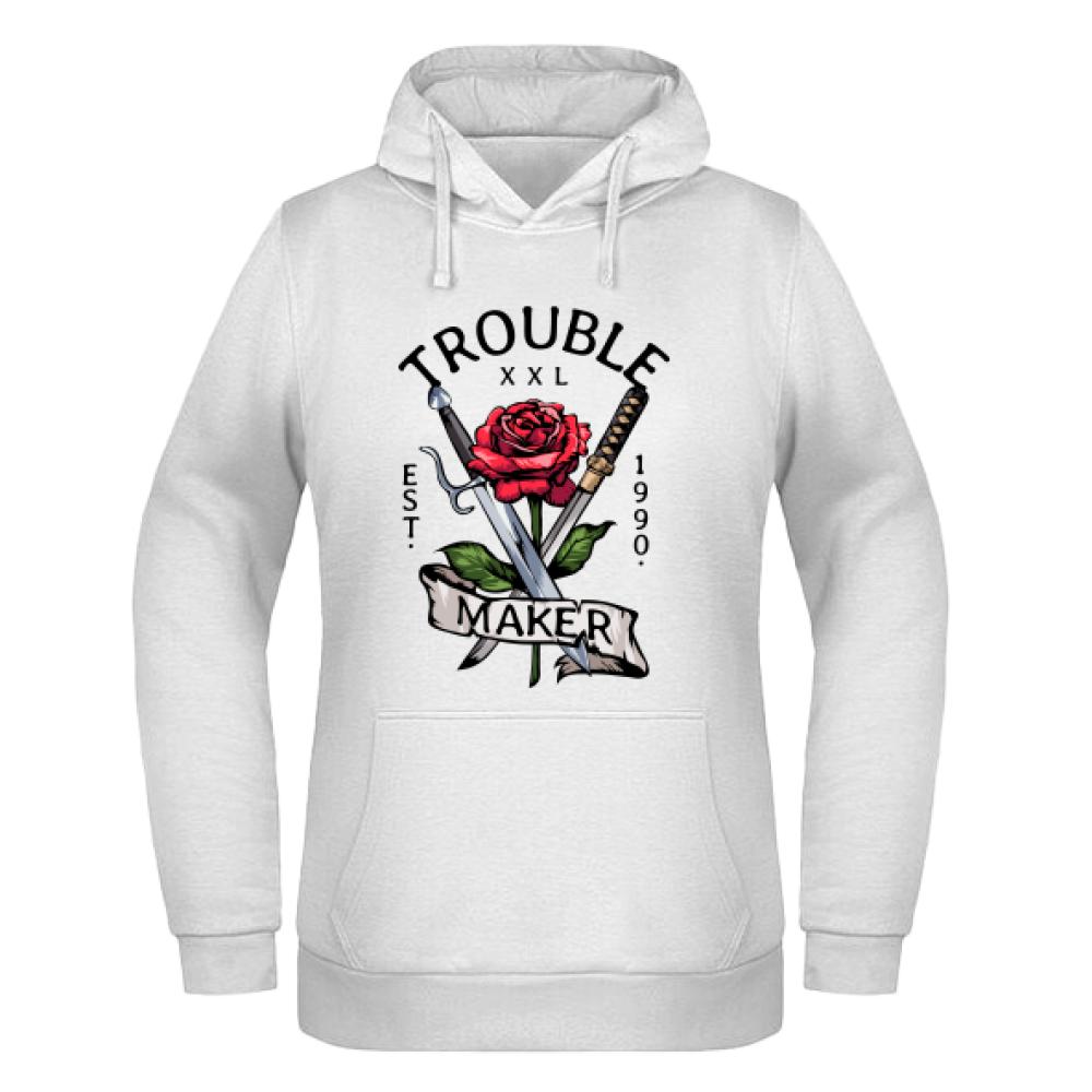 Trouble Maker bluza damska z kapturem