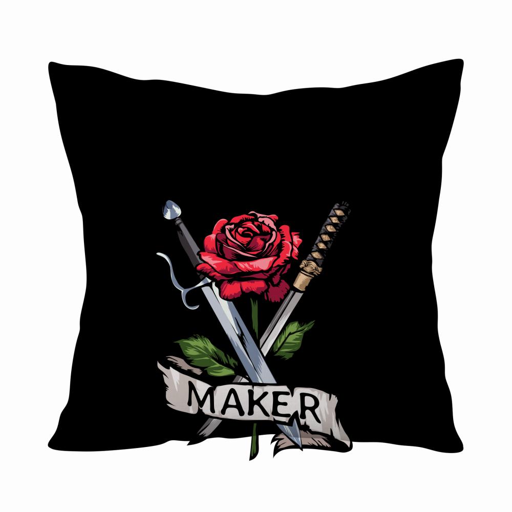 Trouble Maker poduszka kolor red