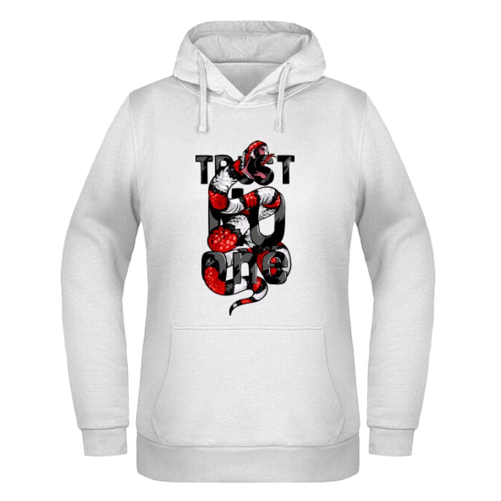 Trust No One bluza damska z kapturem