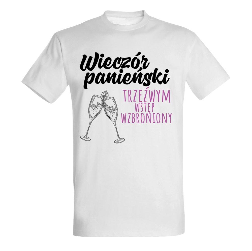 Trzeźwym wstęp wzbroniony koszulka męska