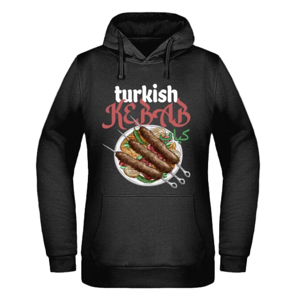 Turkish kebab bluza damska z kapturem