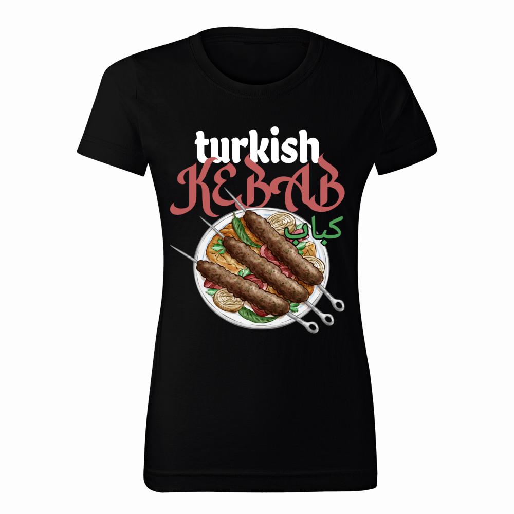 Turkish kebab koszulka damska