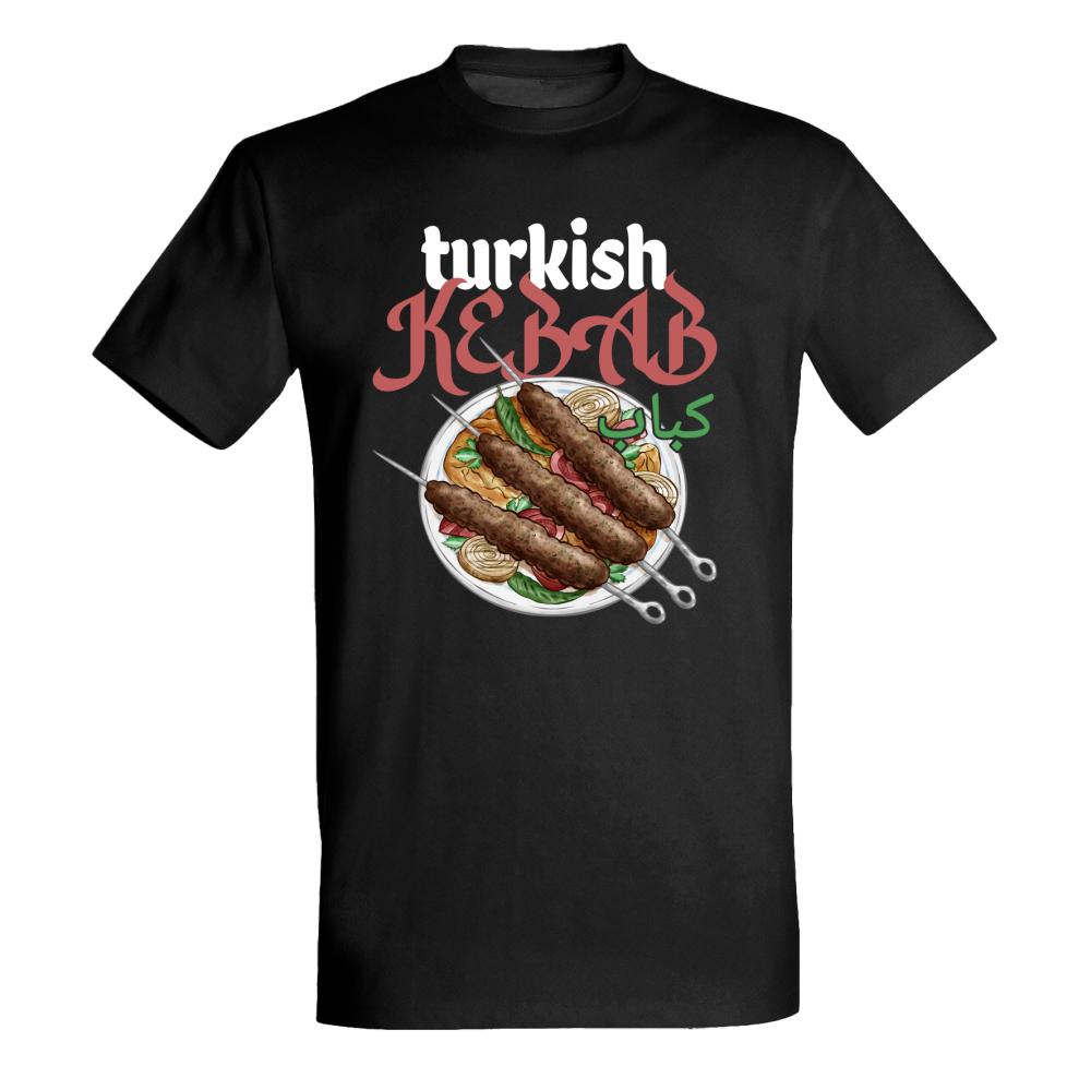 Turkish kebab koszulka męska