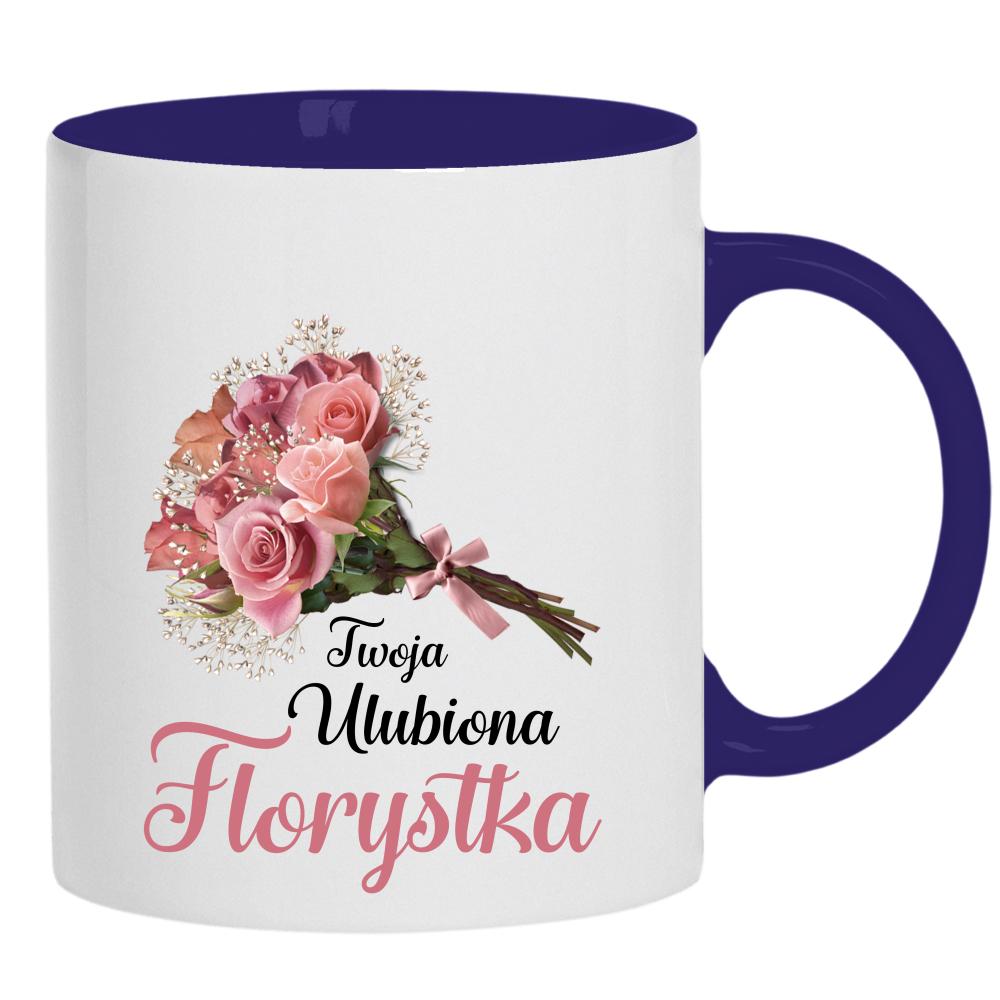 Twoja Ulubiona Florystka kubek ucho kolor kolor navy