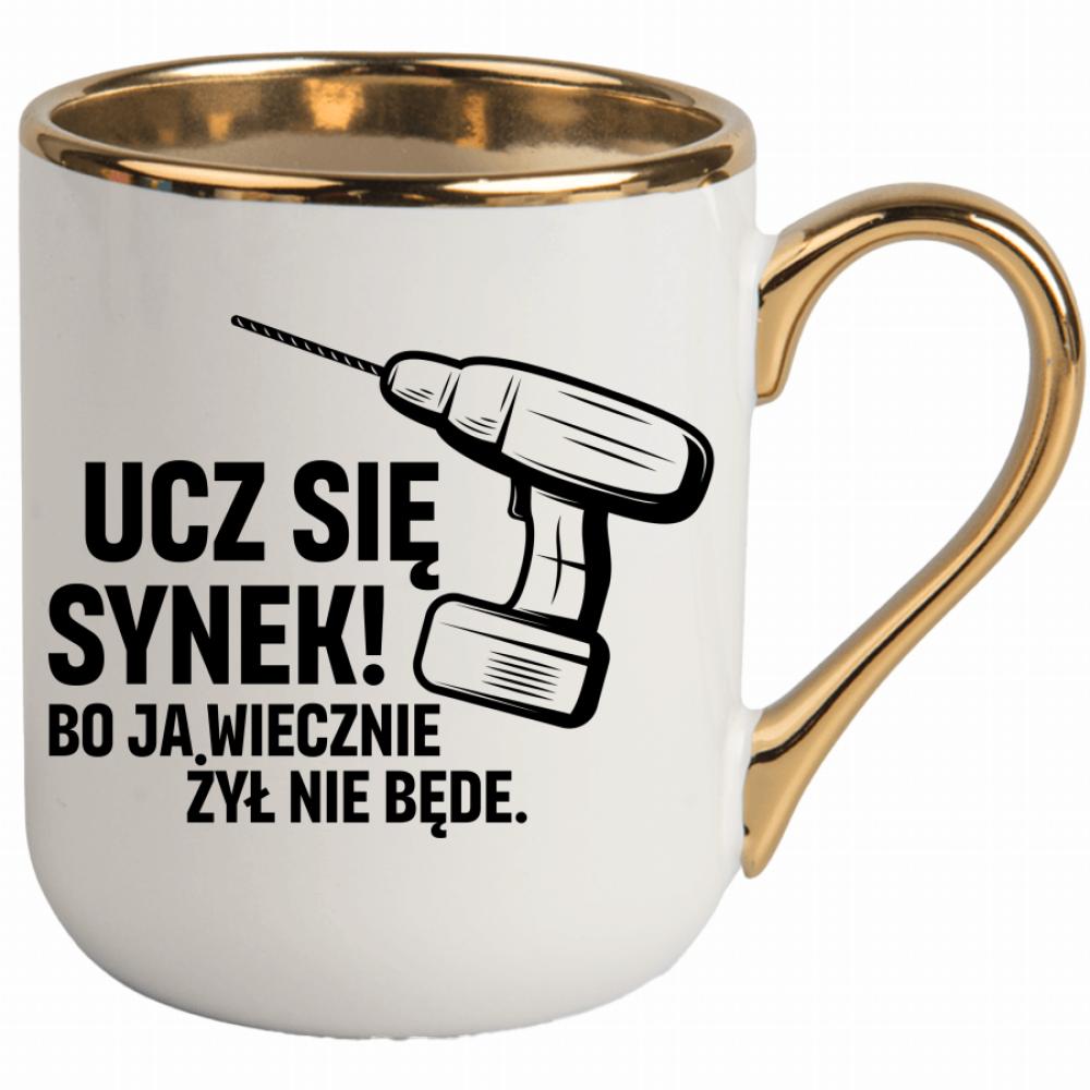 Ucz się synek kubek elegant biały