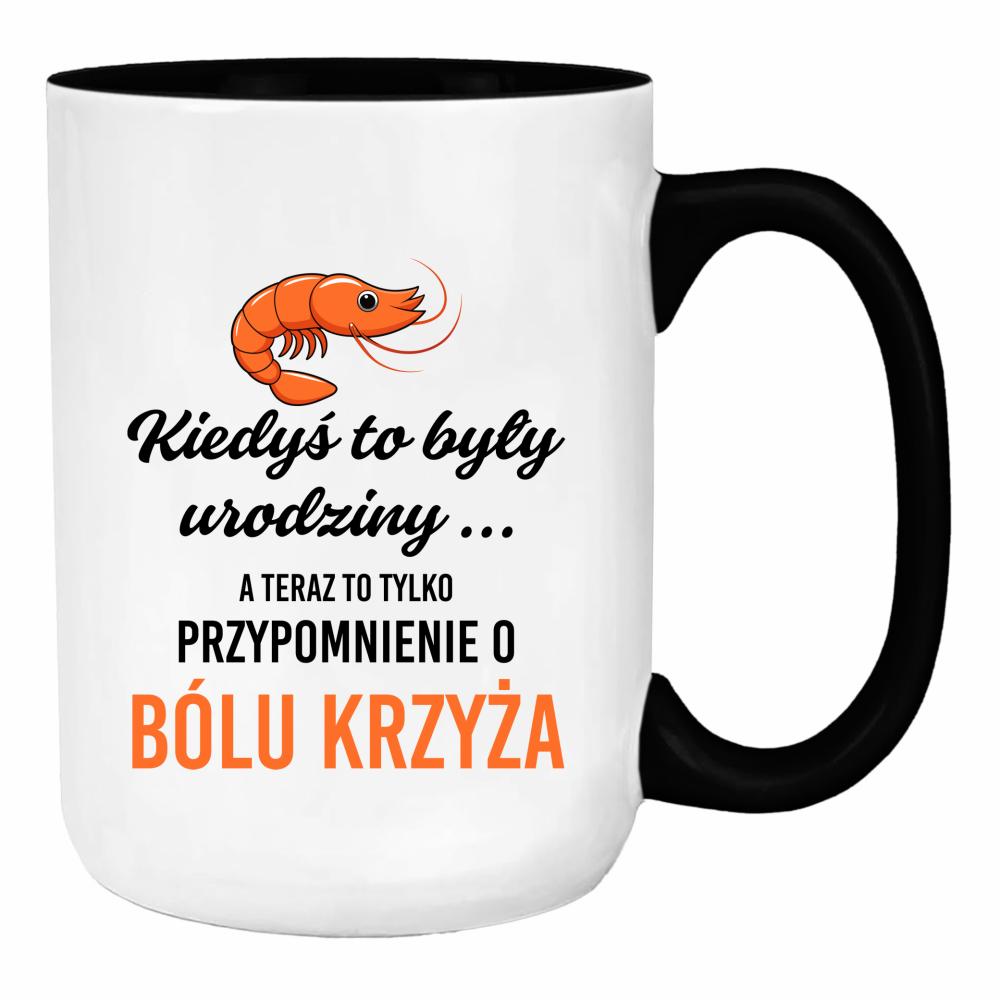 Urodzinowy ból krzyża duży kubek ucho kolor kolor jasnoniebieski