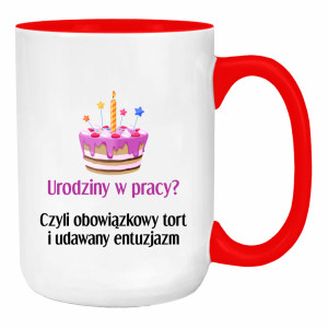 Urodziny w pracy Czyli tort i udawany entuzjazm