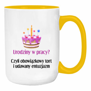 Urodziny w pracy Czyli tort i udawany entuzjazm