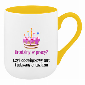Urodziny w pracy Czyli tort i udawany entuzjazm