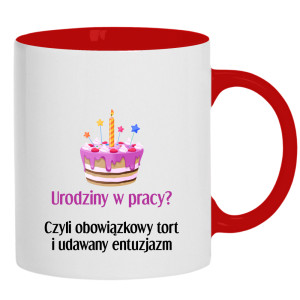 Urodziny w pracy Czyli tort i udawany entuzjazm