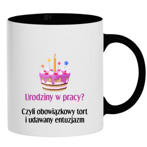 Urodziny w pracy Czyli tort i udawany entuzjazm
