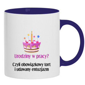 Urodziny w pracy Czyli tort i udawany entuzjazm