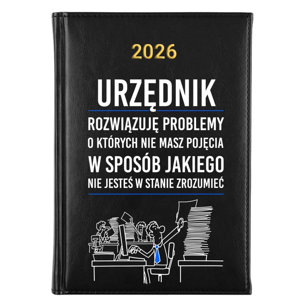 Urzędnik rozwiązuje problemy o których kalendarz a5