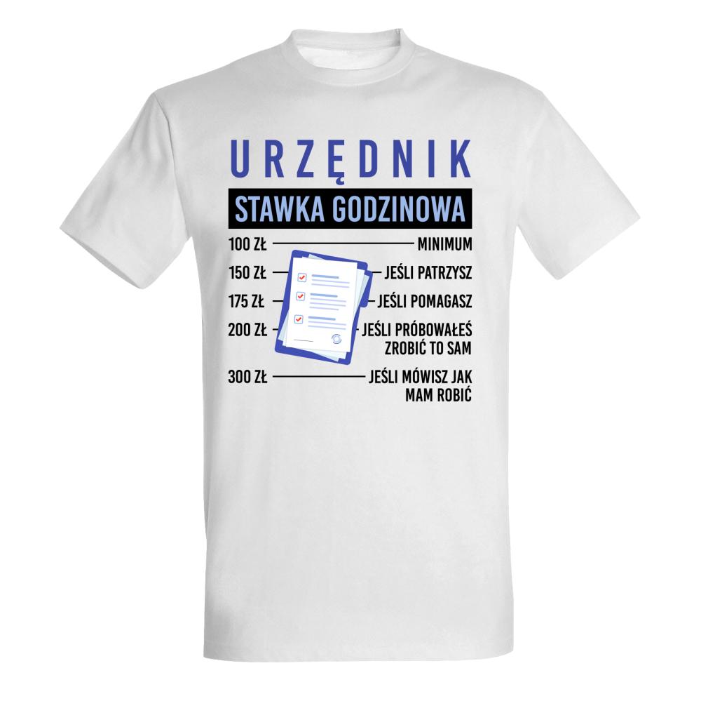 Urzędnik – Stawka Godzinowa koszulka męska