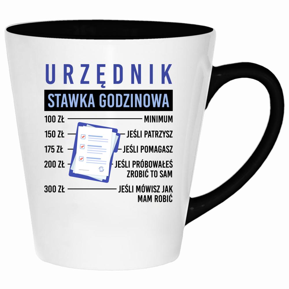Urzędnik – Stawka Godzinowa kubek latte kolor żółty
