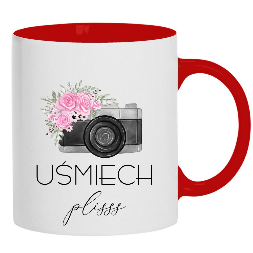 UŚMIECH PLISSS kubek ucho kolor
