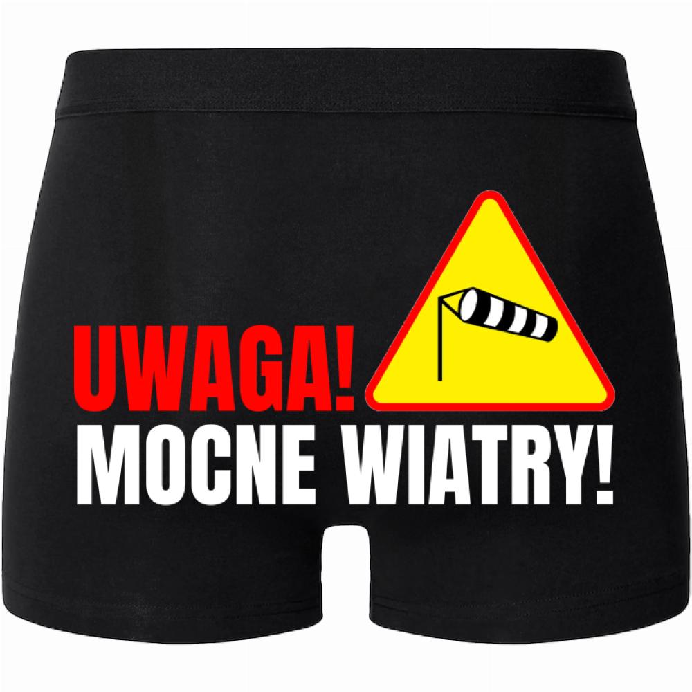 UWAGA! Nocne wiatry bokserki męskie