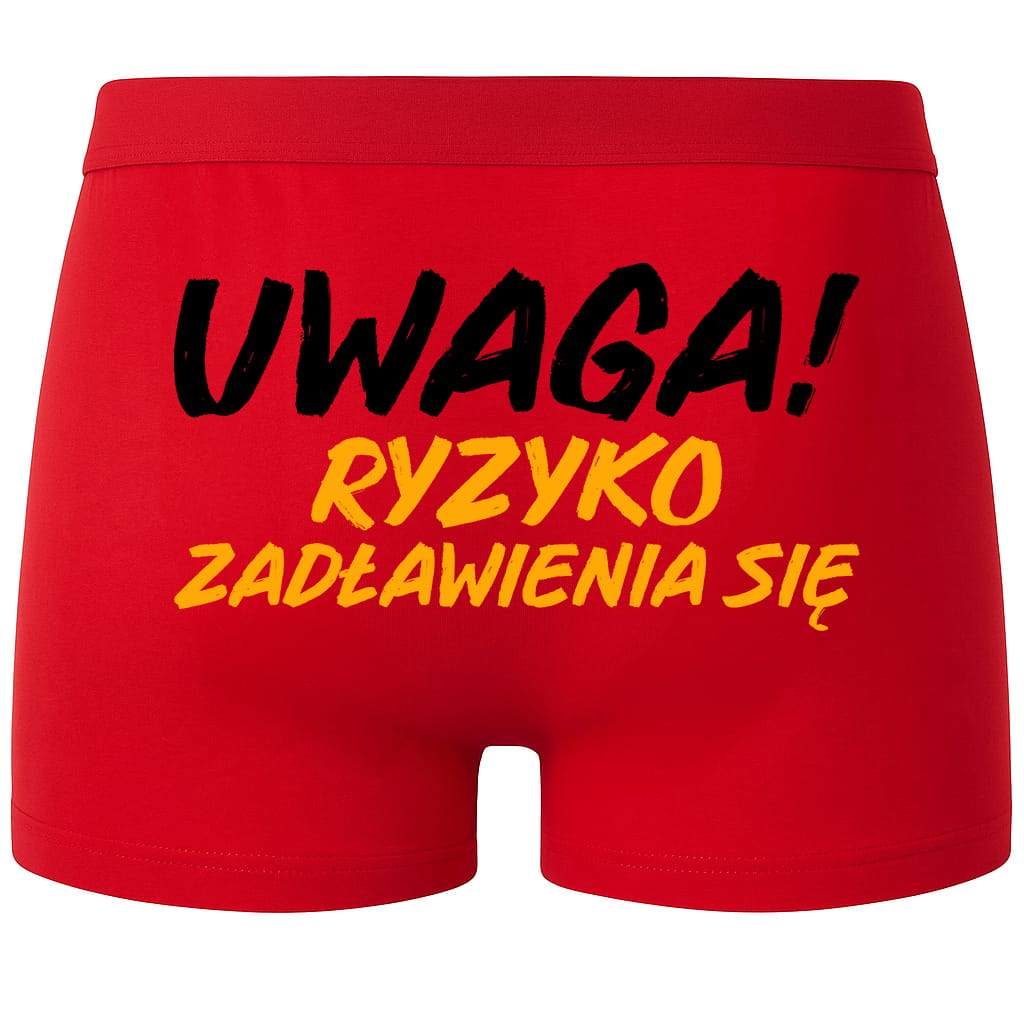 Uwaga! Ryzyko zadławienia bokserki męskie