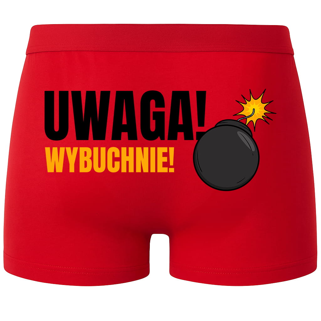Uwaga! Wybuchnie 2 bokserki męskie