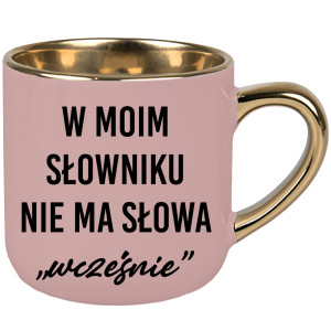 W moim słowniku nie ma słowa wcześnie.
