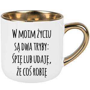 W moim życiu są dwa tryby śpię lub udaję