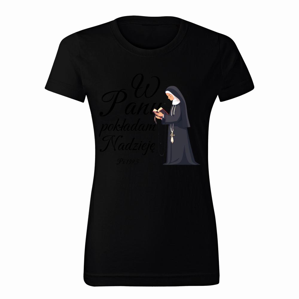 W Panu pokładam nadzieję koszulka damska kolor różowy