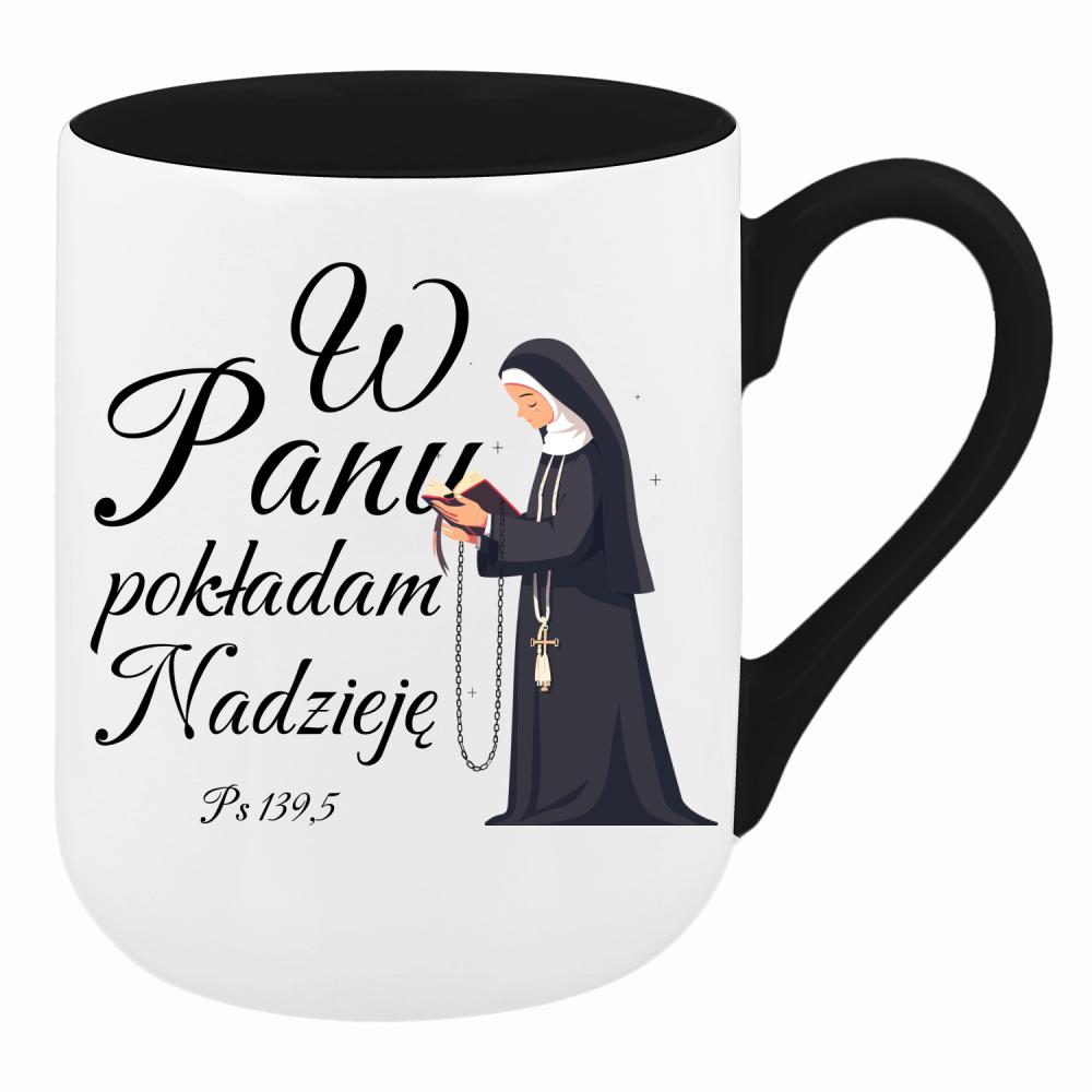 W Panu pokładam nadzieję kubek coffee kolor navy