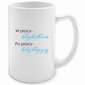 W pracy błyskotliwa, po pracy dalej błyszczy