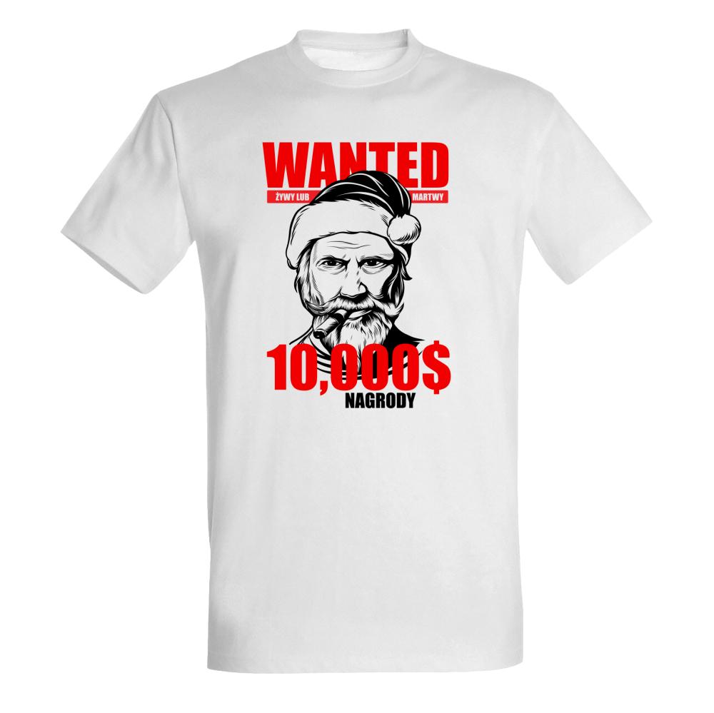 WANTED 10,000$ nagrody koszulka męska