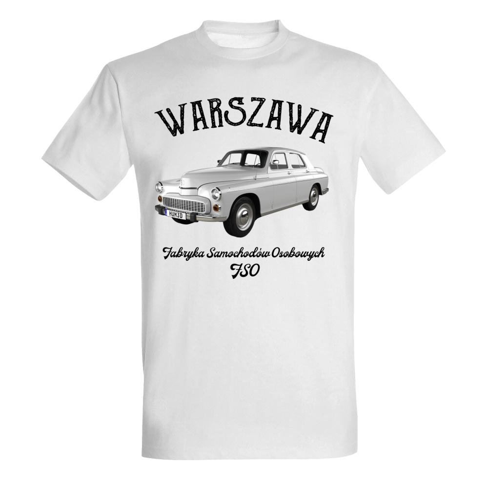 Warszawa Samochód koszulka męska