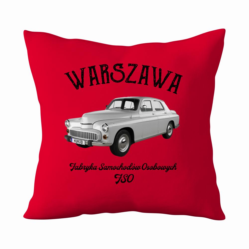Warszawa Samochód poduszka kolor czerwony