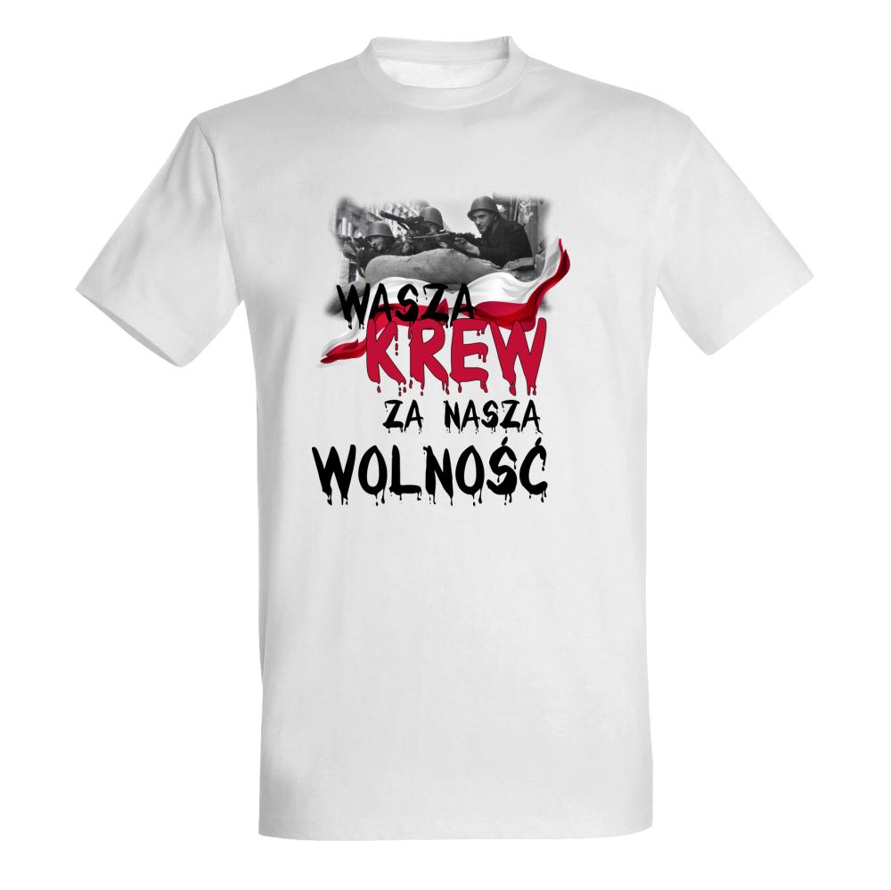Wasza krew — nasza pamięć koszulka męska
