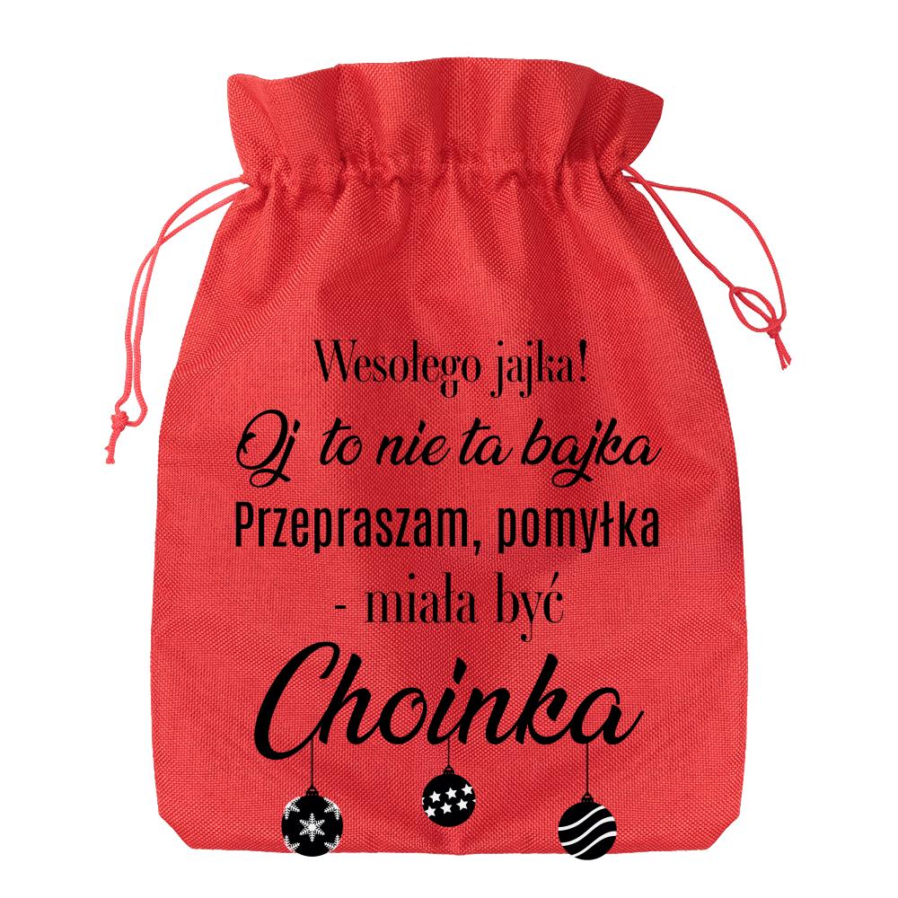 Wesołego jajka! Oj przepraszam pomyłka worek świąteczny