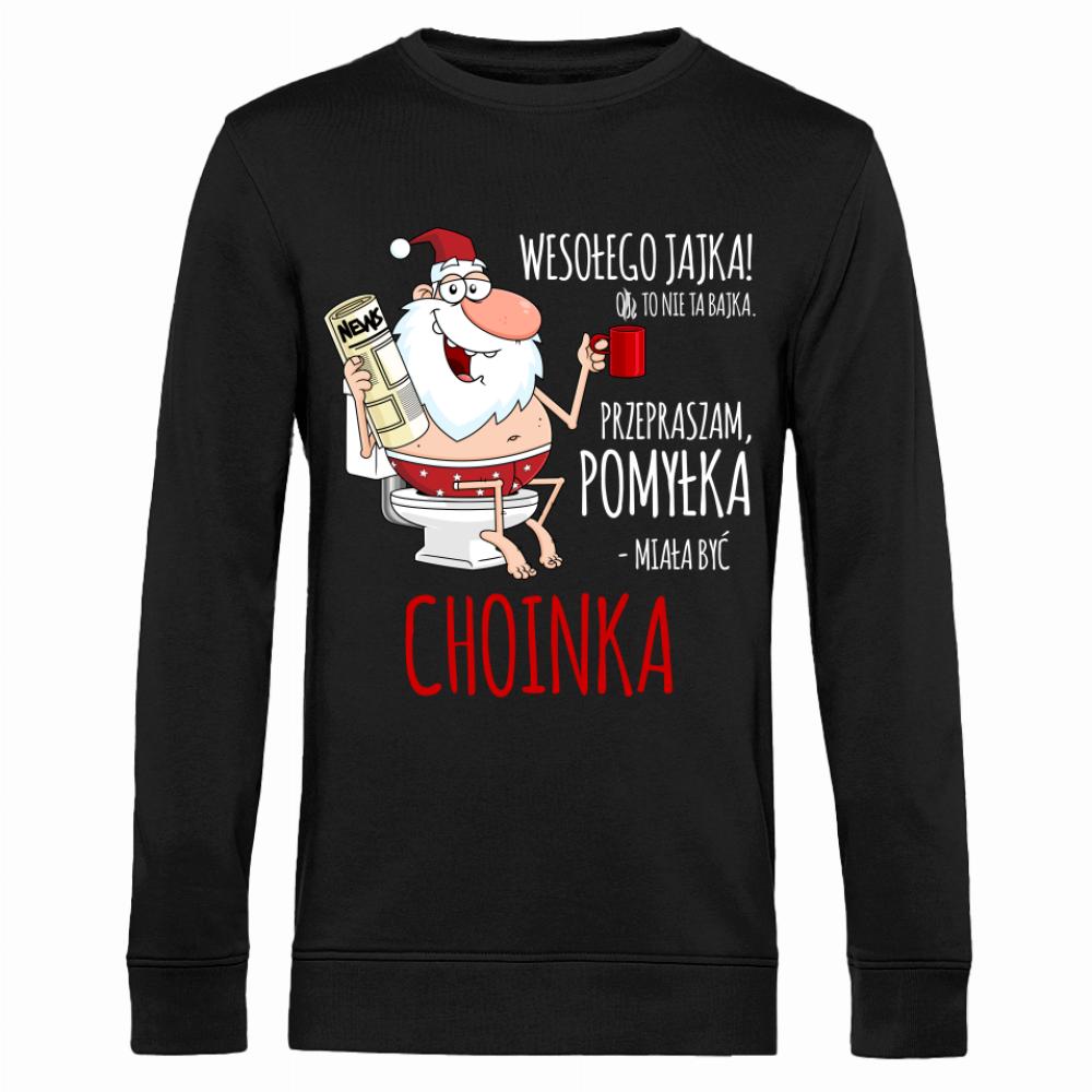 Wesołego jajka! Oj to nie ta bajka bluza męska bez kaptura kolor jasno zielony