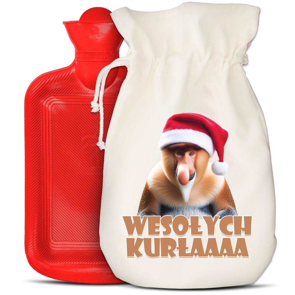 WESOŁYCH KURŁAAA termofor czerwony