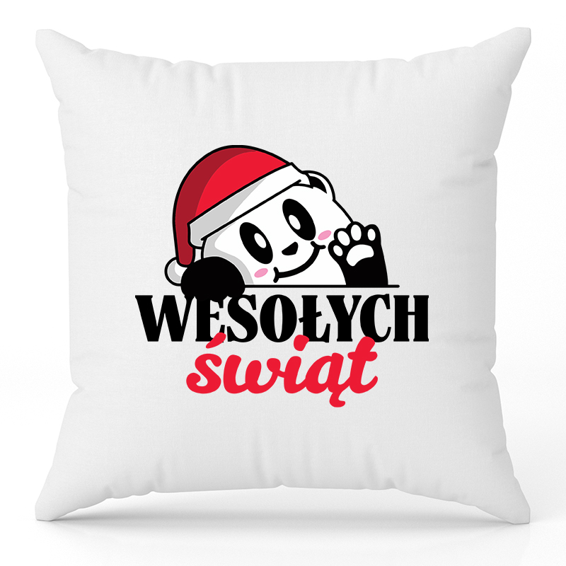 Wesołych Świąt 6 poduszka kolor biały