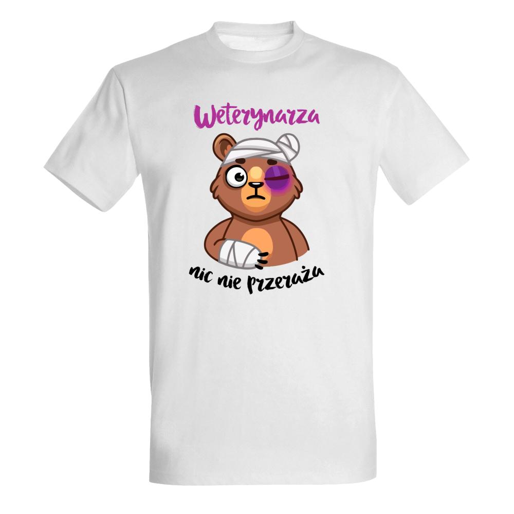 Weterynarza nic nie przeraża koszulka męska