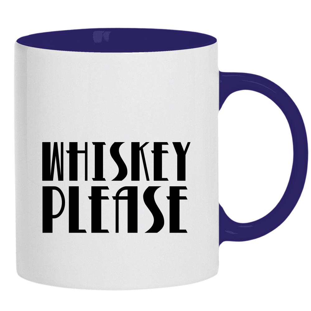 Whiskey please kubek ucho kolor kolor navy